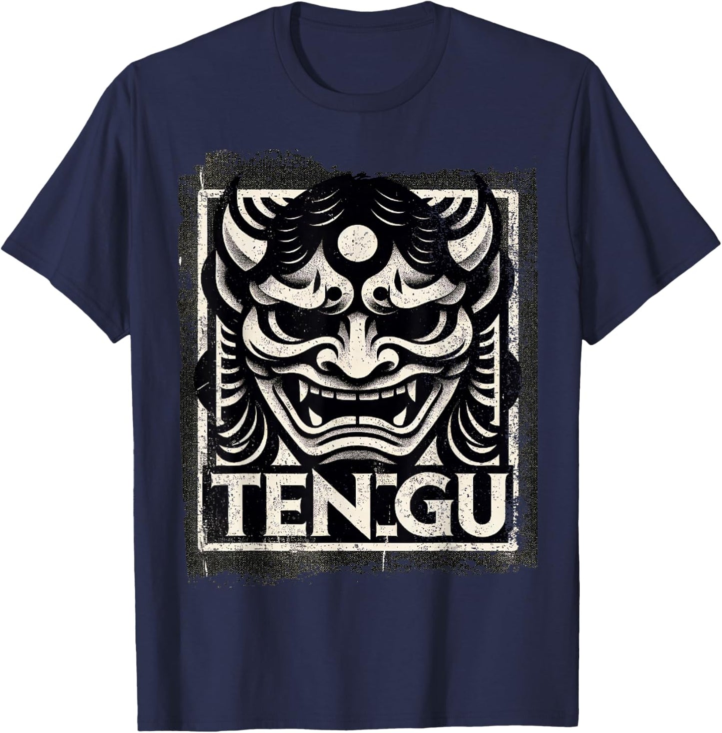 Tengu Vintage Folklore T-Shirt - T-Shirt | Navy