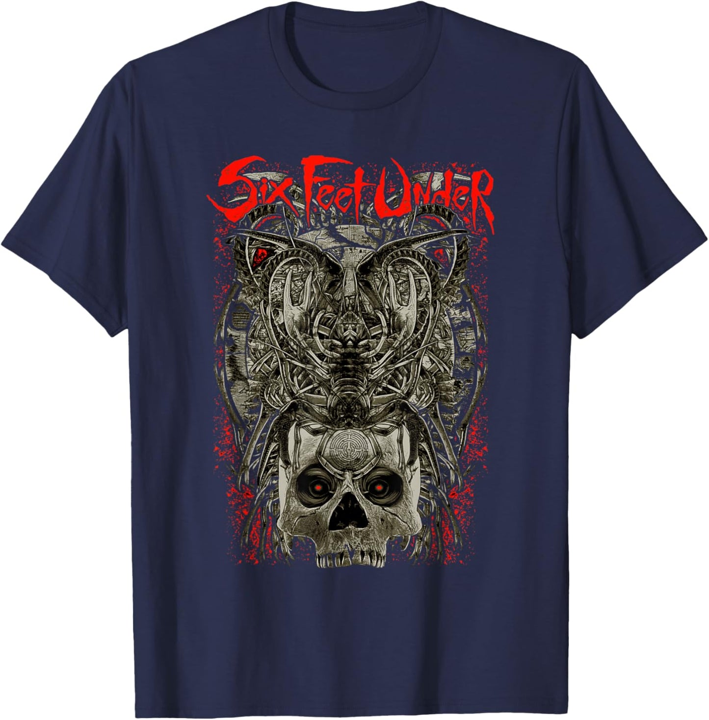 Six Feet Under Secrets of the Sea T-Shirt - T-Shirt | Navy