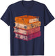 Subtle Lesbian Pride Flag Books Vintage T-Shirt - T-Shirt | Navy