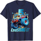 I'm Crushing it Monster Truck 5 Year Old Boys 5th Birthday T-Shirt - T-Shirt | Navy