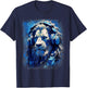 Rave EDM Lion Headphone T-Shirt - T-Shirt | Navy