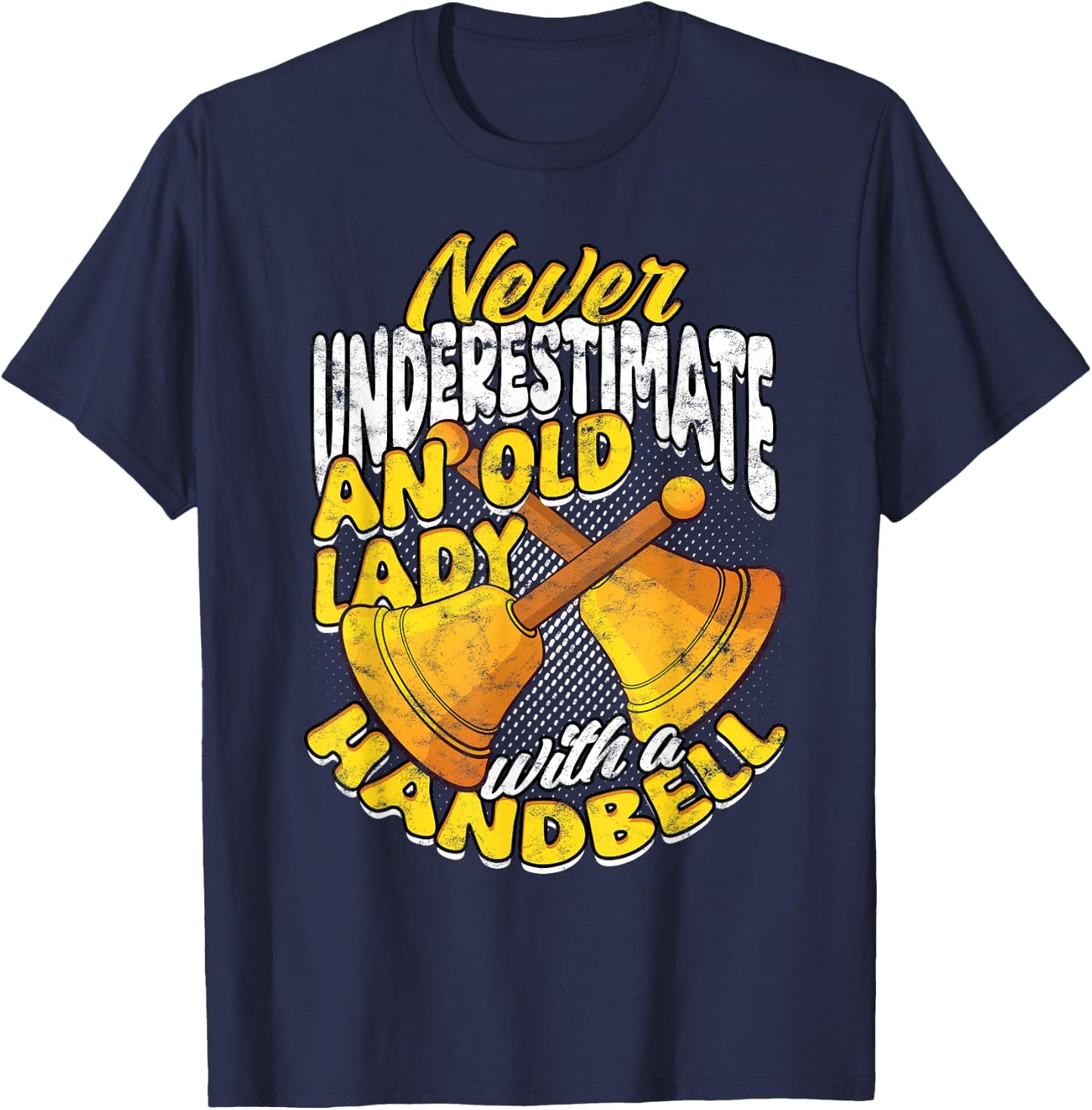 Handbell Music Choir Handbell T-Shirt - T-Shirt | Navy