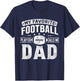 My Favorite Football Player Calls Me Dad Father's Day Sports T-Shirt - T-Shirt | Navy