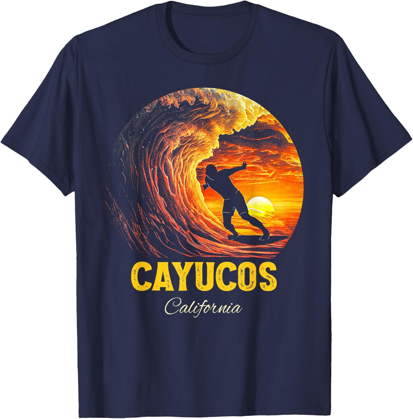 Cayucos California T-Shirt - T-Shirt | Navy
