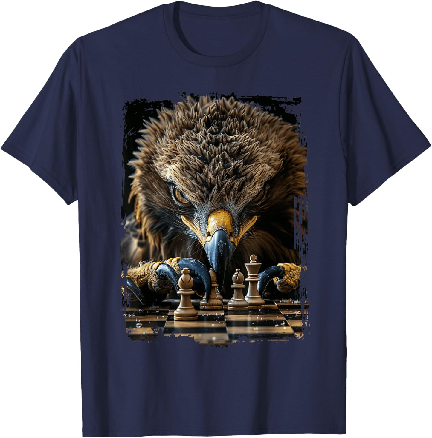 Eagle Chess T-Shirt - T-Shirt | Navy