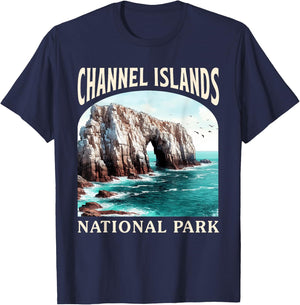 Channel Islands National Park California Nature Exploring T-Shirt - T-Shirt | Navy