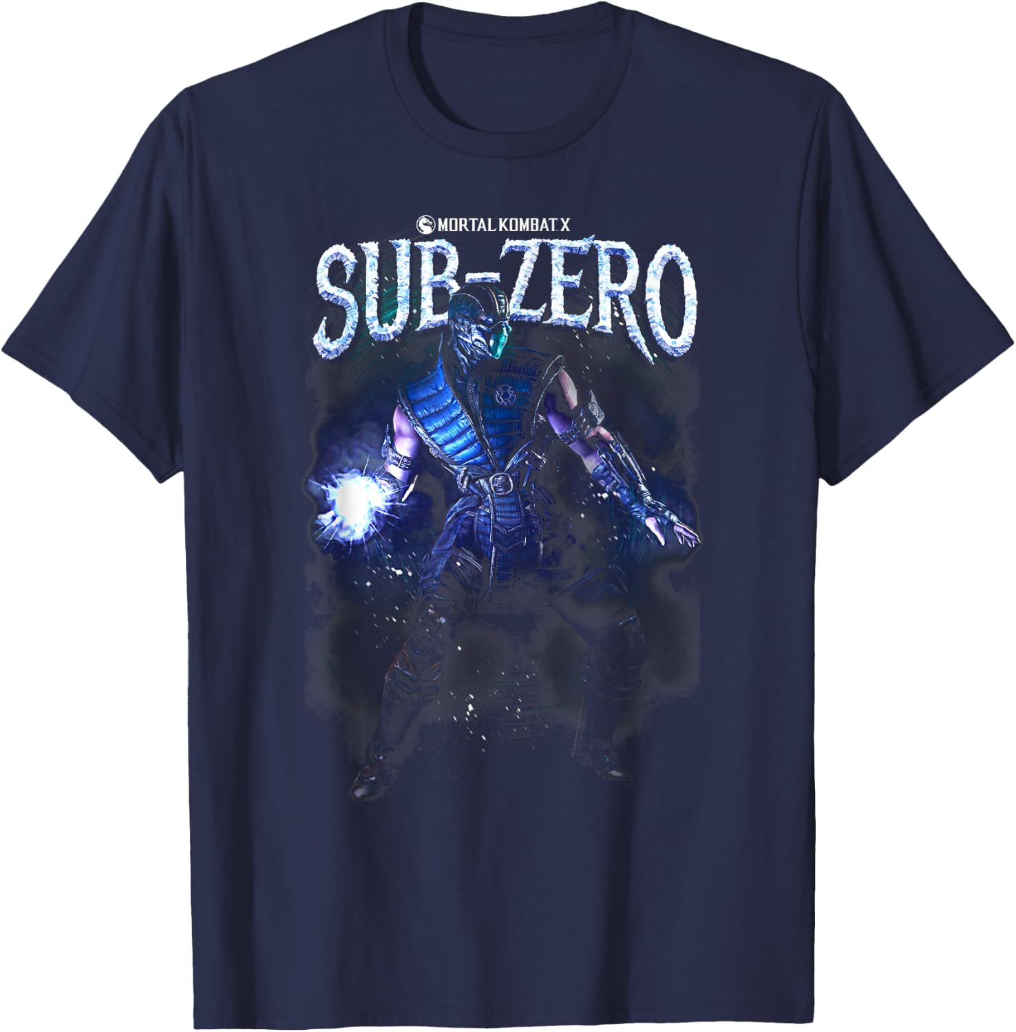 Mortal Kombat X Sub-Zero T-Shirt - T-Shirt | Navy
