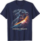 Cocoa Beach Florida Surfing Surfboard T-Shirt - T-Shirt | Navy