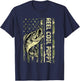Reel Cool Poppy Fisherman Camouflage Father's Day T-Shirt - T-Shirt | Navy
