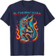 Retro El Chupacabra Cryptid Folklore Vintage Style T-Shirt - T-Shirt | Navy