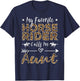 My Favorite Horse Rider Calls Me Aunt Auntie T-Shirt - T-Shirt | Navy