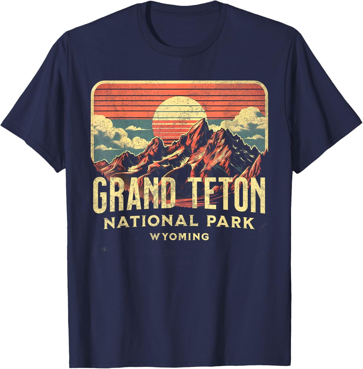 Grand Teton National Park T-Shirt - T-Shirt | Navy