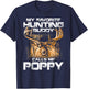 My Favorite Hunting Buddy Calls Me Poppy T-Shirt - T-Shirt | Navy