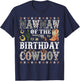 Mawmaw Of The Birthday Cowboy Rodeo Mawmaw T-Shirt - T-Shirt | Navy