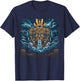 Aztec God Aztec Culture Mayan Indigenous Tlaloc Statue T-Shirt - T-Shirt | Navy