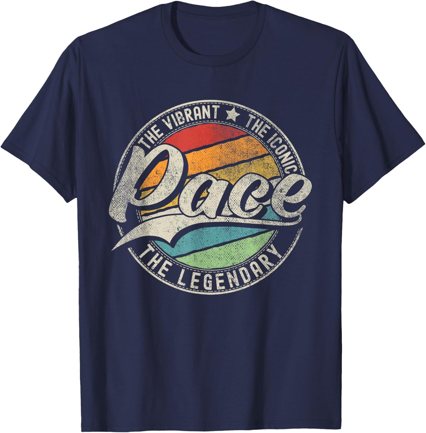 Pace FL | Florida | Vintage Distressed T-Shirt - T-Shirt | Navy
