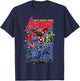 Marvel Avengers Earth's Mightiest Heroes Team Cover Art T-Shirt - T-Shirt | Navy
