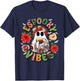 Espooky Vibes Mexican Ghost Day Of The Dead Dia De Muertos T-Shirt - T-Shirt | Navy