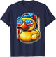 Rubber Duck Shirt USA Flag Gift Funny Duckie Cool Duck T-Shirt - T-Shirt | Navy