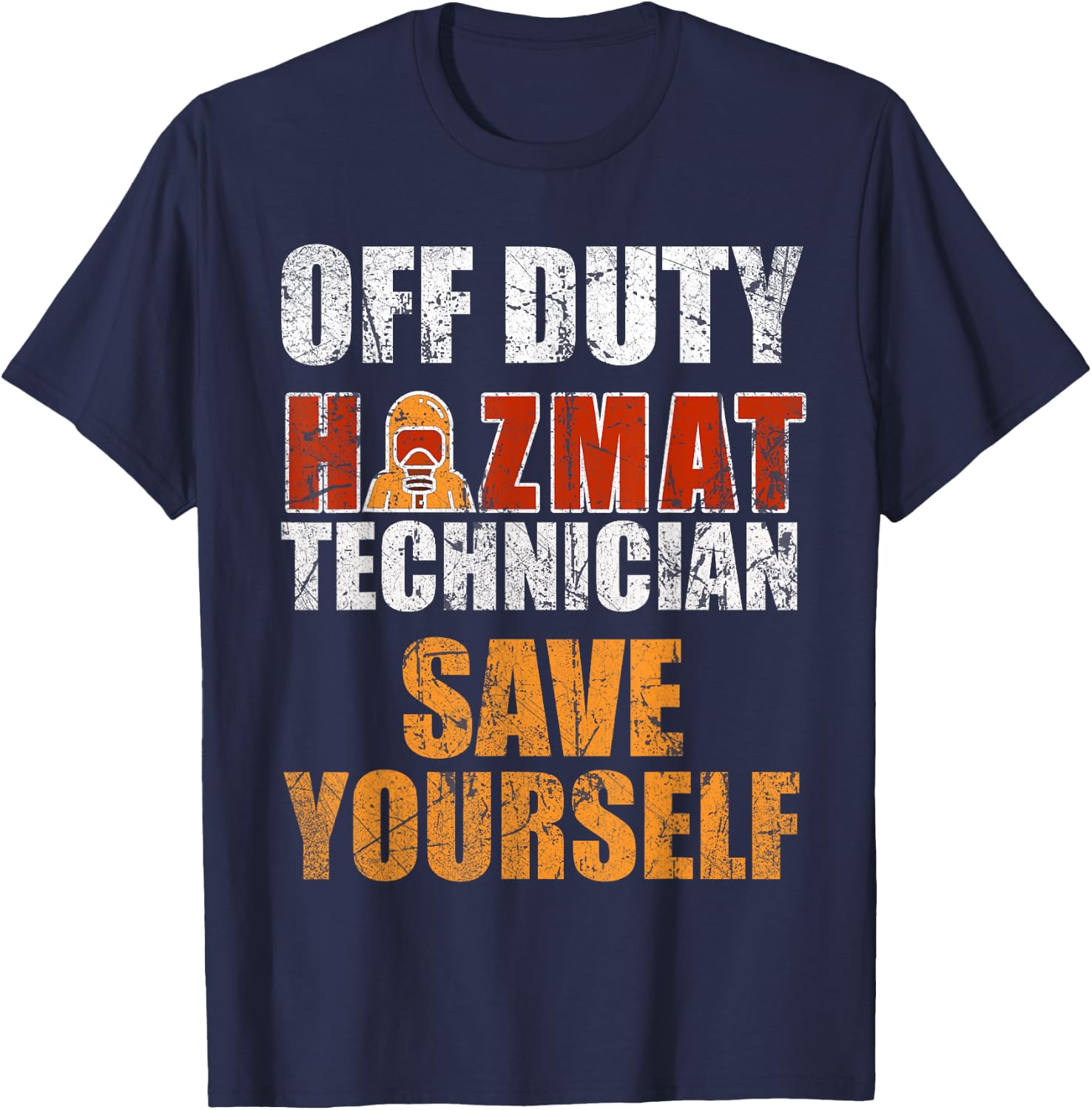 Dangerous Goods Team Off Service Hazardous Substances Engineers Team T-Shirt - T-Shirt | Navy