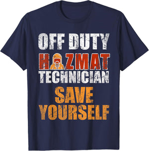 Dangerous Goods Team Off Service Hazardous Substances Engineers Team T-Shirt - T-Shirt | Navy