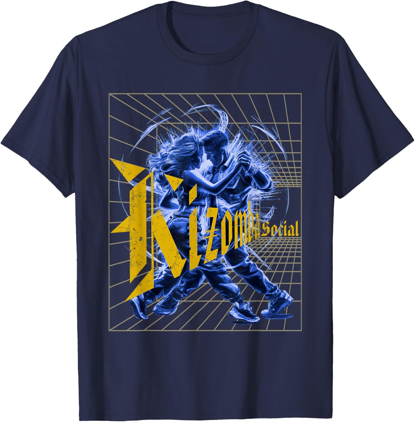 Kizomba Social Perspective Urban Kiz Kizombero Kizz T-Shirt - T-Shirt | Navy