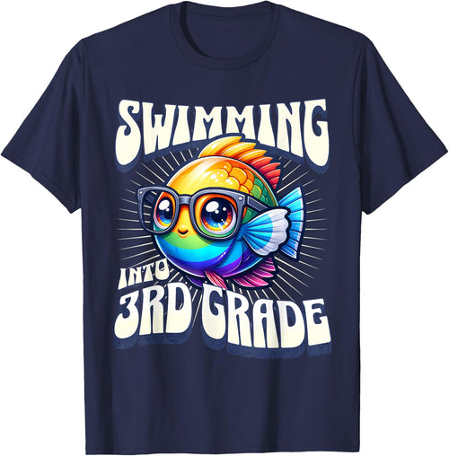 Swimming Into 3rd Grade Cute Angel Fish Back to School