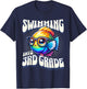 Swimming Into 3rd Grade Cute Angel Fish Back to School T-Shirt - T-Shirt | Navy