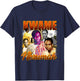 Kwame Nkrumah For Ghana 90's Vintage Bootleg T-Shirt - T-Shirt | Navy