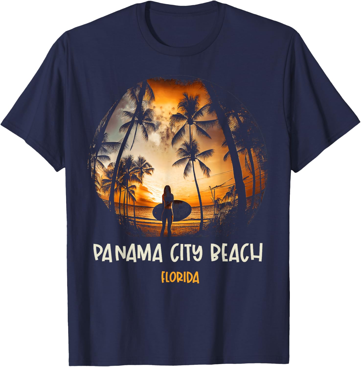 Panama City Beach Florida T-Shirt - T-Shirt | Navy