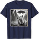 Funny Capybara Selfie With UFO | Capybara T-Shirt - T-Shirt | Navy
