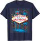 I Love LAS VEGAS Nevada City Vegas Souvenir Gifts Las Vegas T-Shirt - T-Shirt | Navy