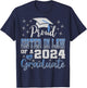 Super Proud Sister In Law of 2024 Graduate Awesome Family T-Shirt - T-Shirt | Navy