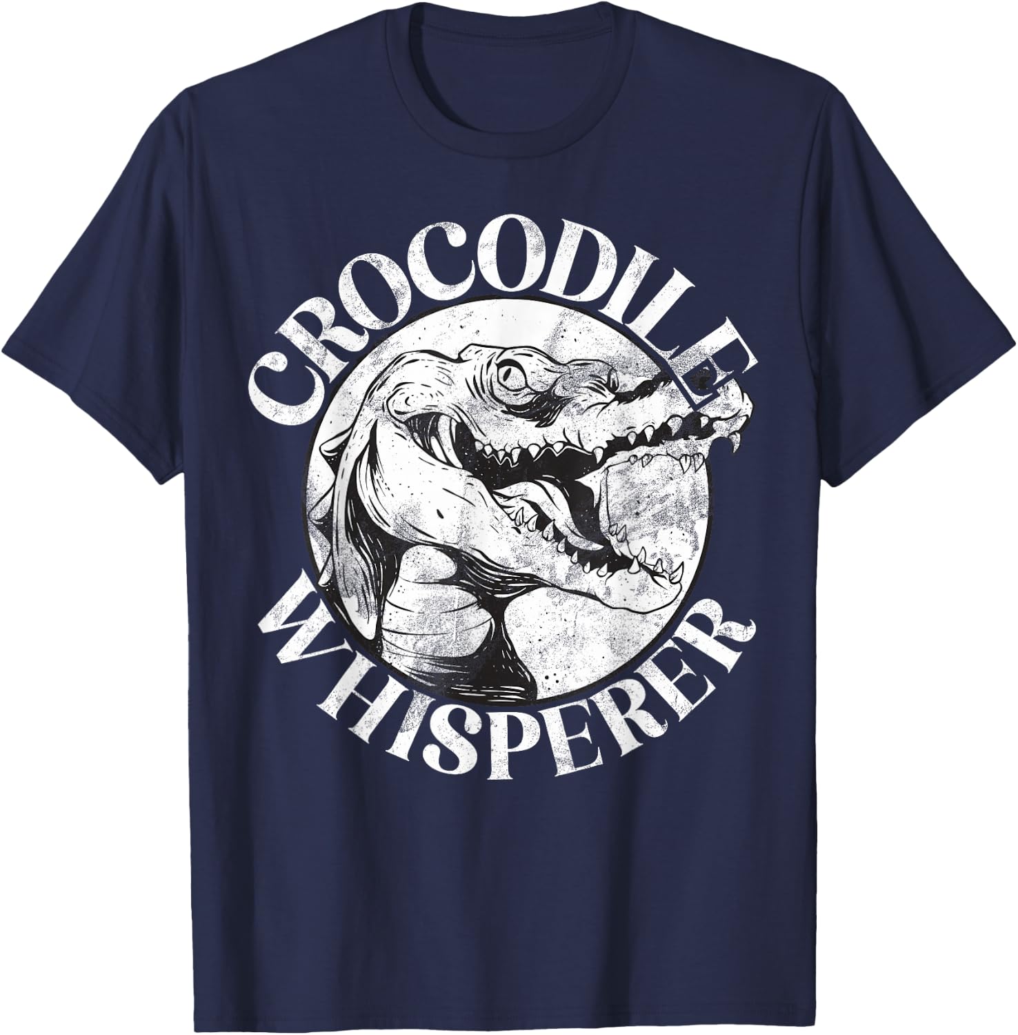 Crocodile Whisperer Crocodile T-Shirt - T-Shirt | Navy