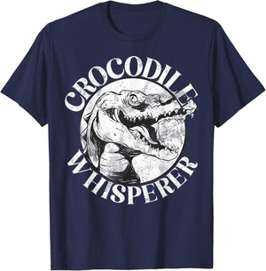 Crocodile Whisperer Crocodile T-Shirt - T-Shirt | Navy