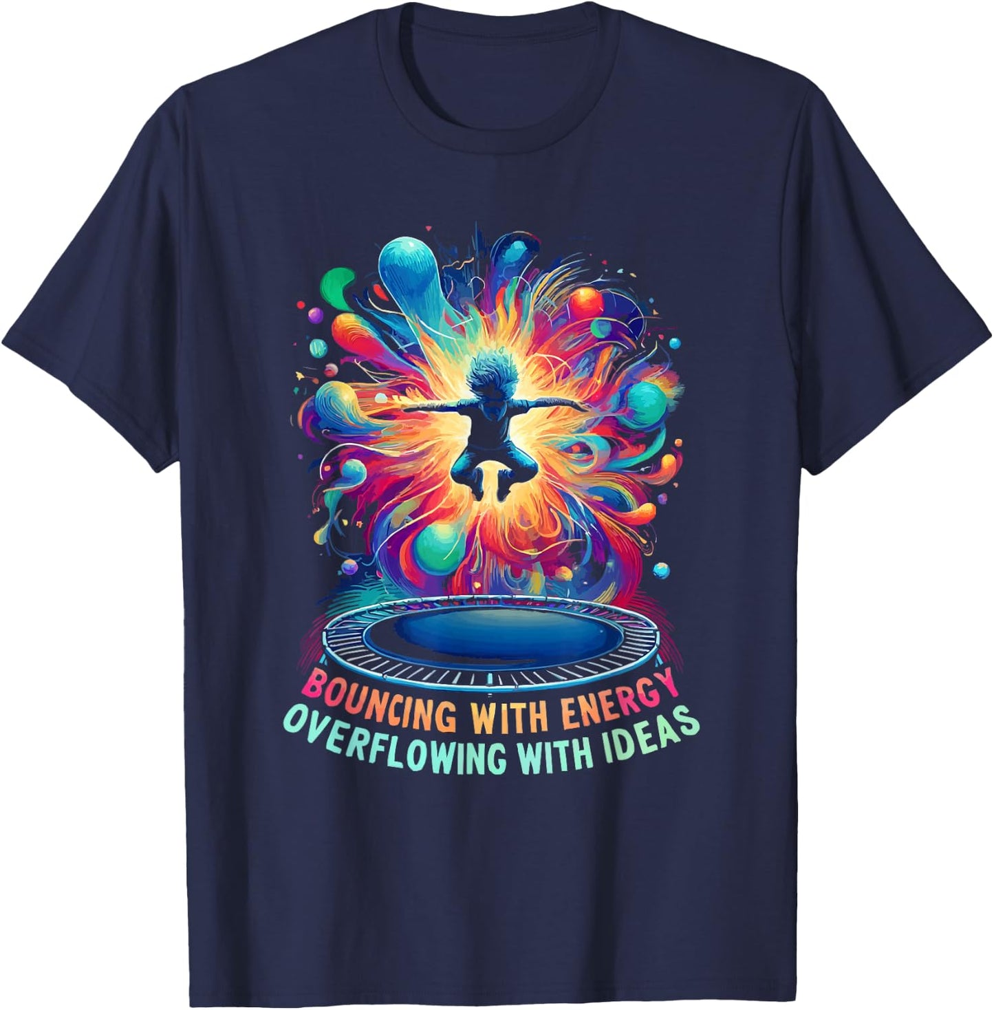 AuDHD Autism ADHD Autistic Spectrum Neurodiversity T-Shirt - T-Shirt | Navy
