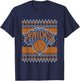 NBA New York Knicks Ugly Christmas Sweaters Style T-Shirt - T-Shirt | Navy
