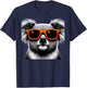 Cool Koala Wearing Sunglasses Graphic Art T-Shirt - T-Shirt | Navy