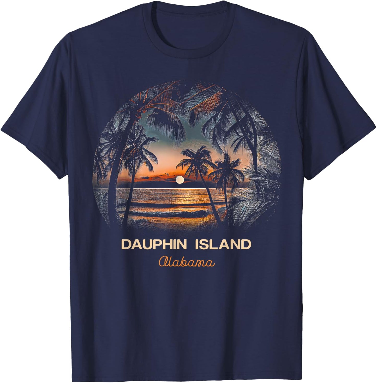 Dauphin Island Alabama T-Shirt - T-Shirt | Navy