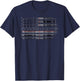 Clan Moffat Scottish tartan US flag kilt Scotland T-Shirt - T-Shirt | Navy