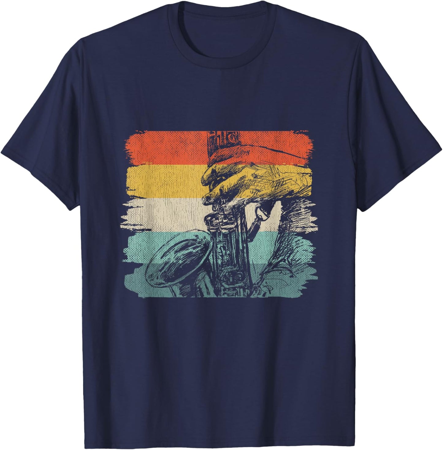Saxophonist Jazz Musician Outfit Sax Music Player Saxophone T-Shirt - T-Shirt | Navy