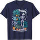 Plants Not People Skeleton Botanica Lover Gardener Cactus T-Shirt - T-Shirt | Navy