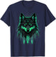 Indian Tribe Wolf Native American Pride Indian Chief T-Shirt - T-Shirt | Navy
