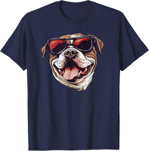 Men's Women's Kids GA Georgia Dog Sport Lovers T-Shirt - T-Shirt | Navy