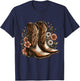 Retro vintage Cowgirl Boots Western Country Concert Boots T-Shirt - T-Shirt | Navy