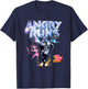Angry Runs Good Morning Football Sport Lover Vintage Art T-Shirt - T-Shirt | Navy
