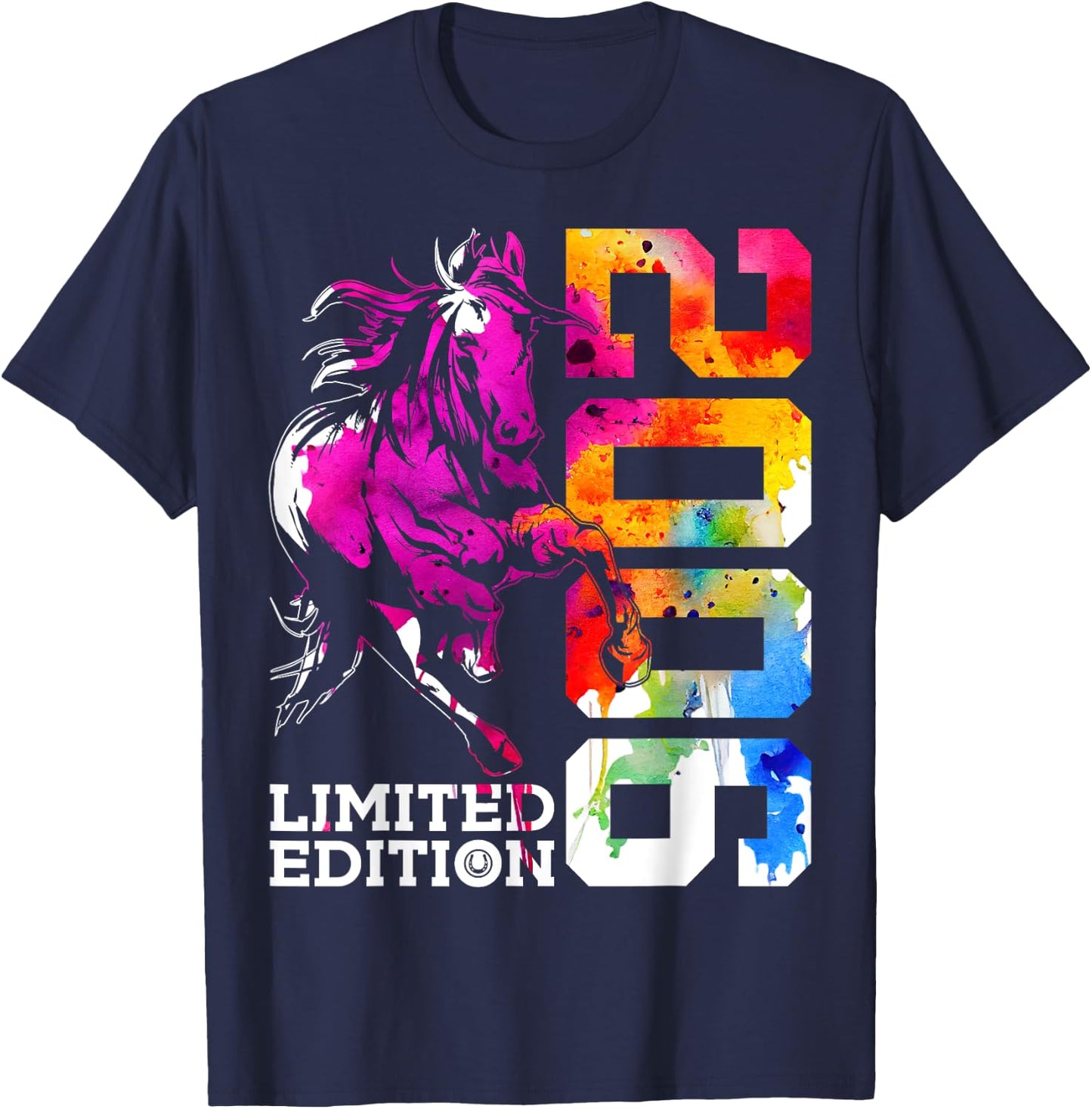 Limited Edition 2006 Riding Horse 19th Birthday T-Shirt - T-Shirt | Navy