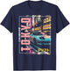 Tokyo City Retro Synthwave Racing Car Japan Tokyo T-Shirt - T-Shirt | Navy
