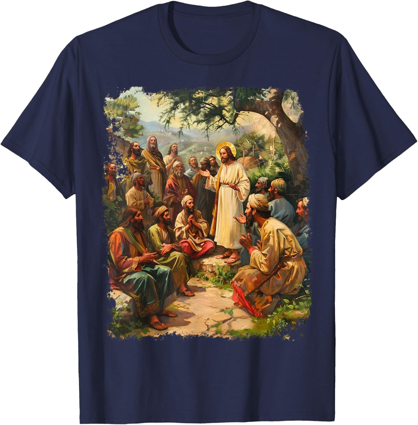 Apostle Jesus Christ T-Shirt - T-Shirt | Navy