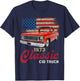 1973 73 c10 truck American Flag T-Shirt - T-Shirt | Navy